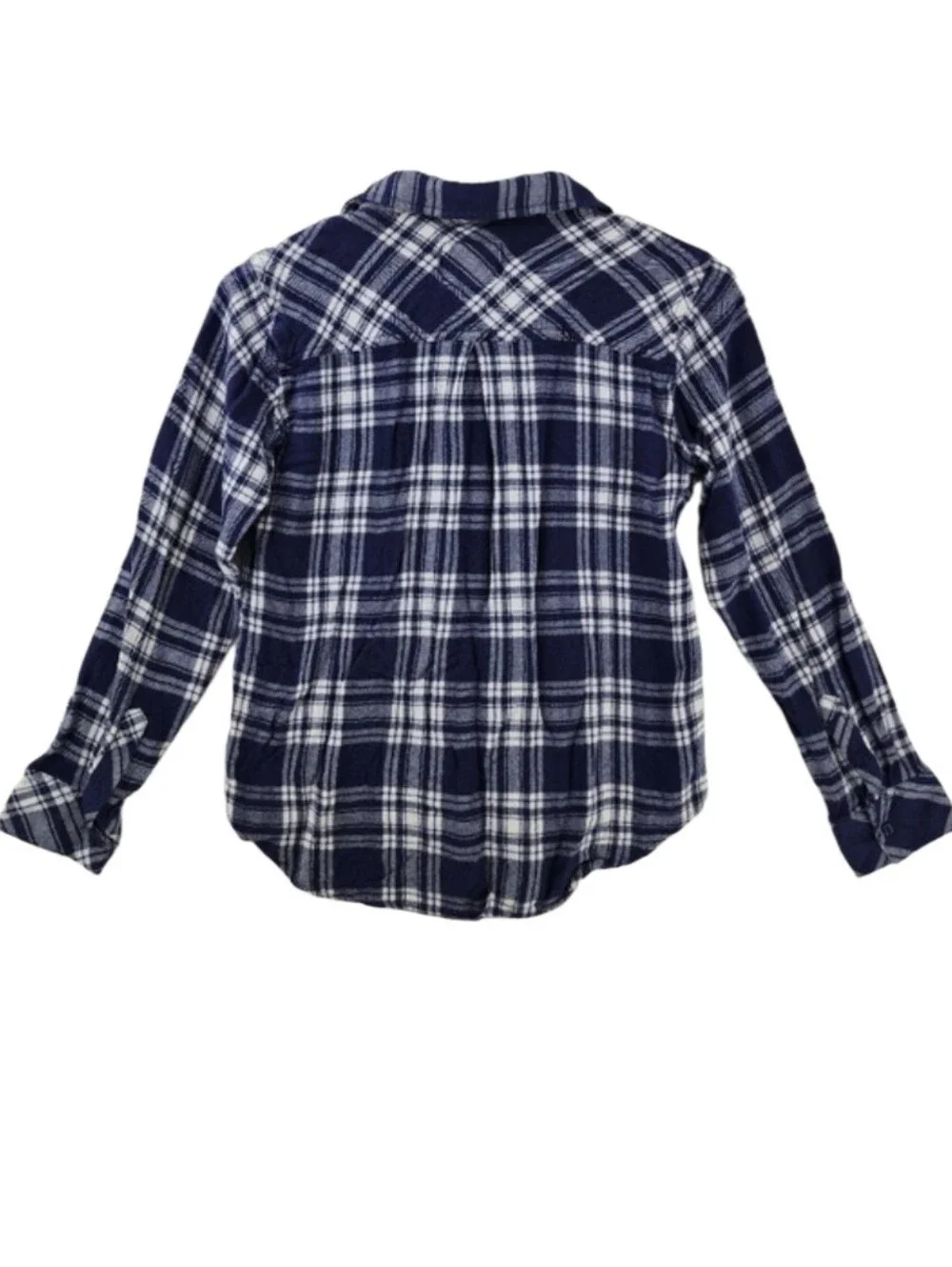 Rails Ellson Indigo Navy Button Down Flannel Women's Size Medium Comfy Soft